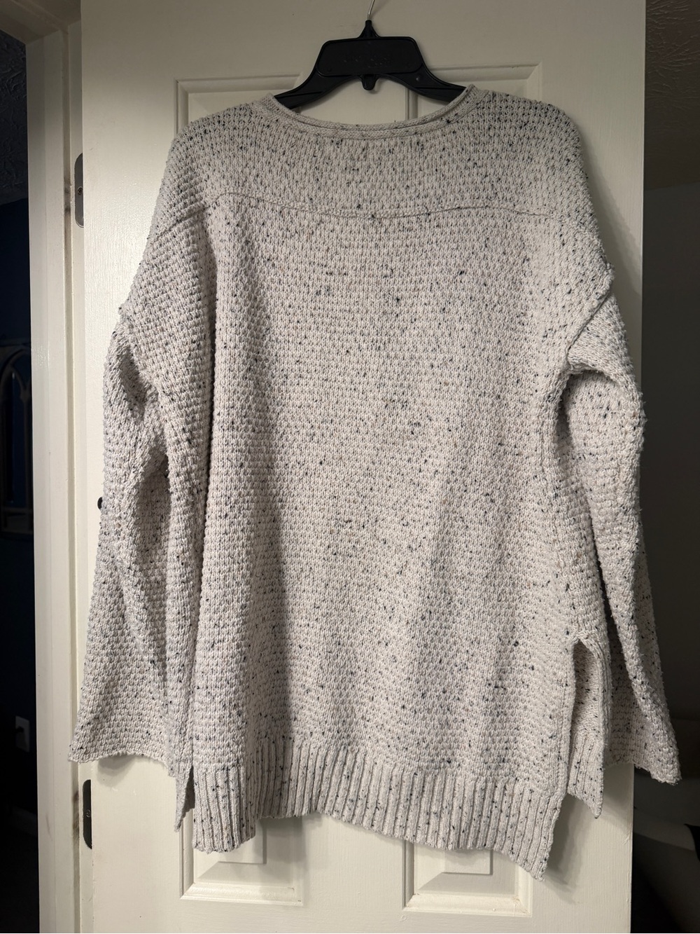 Vici Laurel Oversized Knit Roll-Up Henley Sweater - Picture 8 of 10